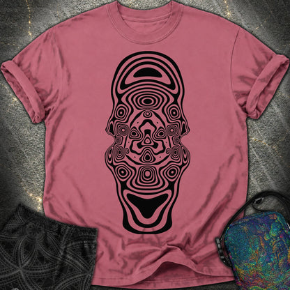 Mind Blown Black Comfort T-Shirt - Mind Blown Black Comfort T-Shirt - Brick