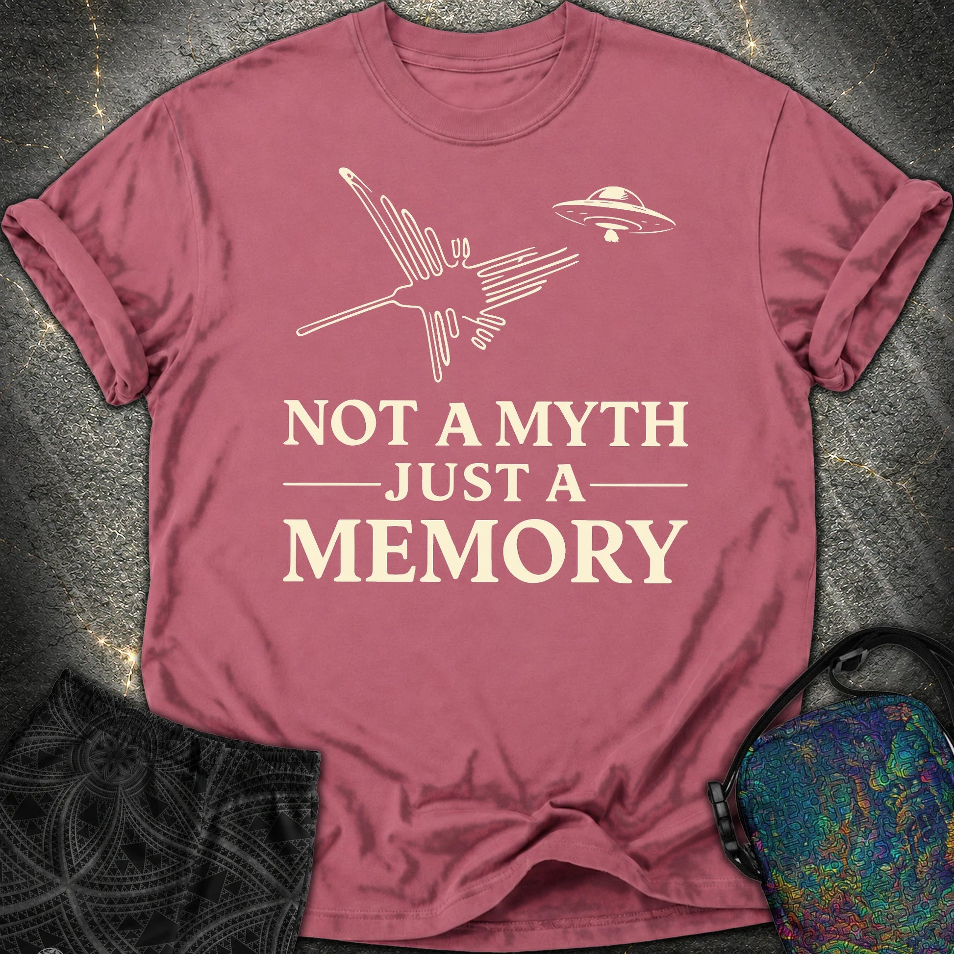 NOT MYTH JUST MEMORY - NOT MYTH JUST MEMORY Comfort T-Shirt - Brick