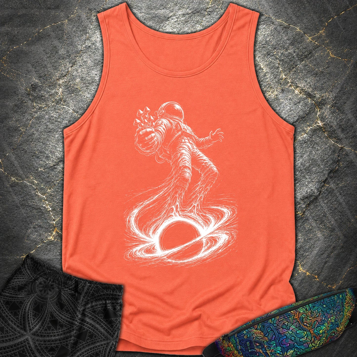 Into The Void - Into The Void Comfort Tank Top - Bright Salmon