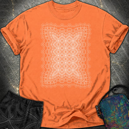 Infinite Geometric Lattice - Infinite Geometric Lattice Comfort T-Shirt - Burnt Orange