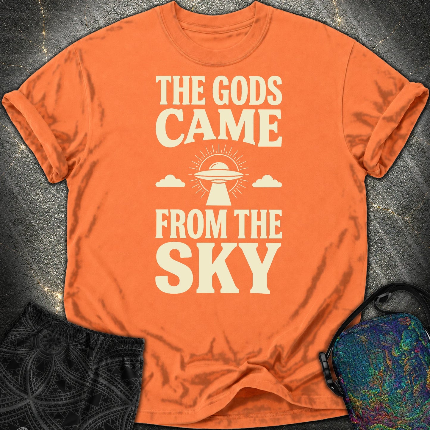 The Gods Come - The Gods Come Comfort T-Shirt - Burnt Orange