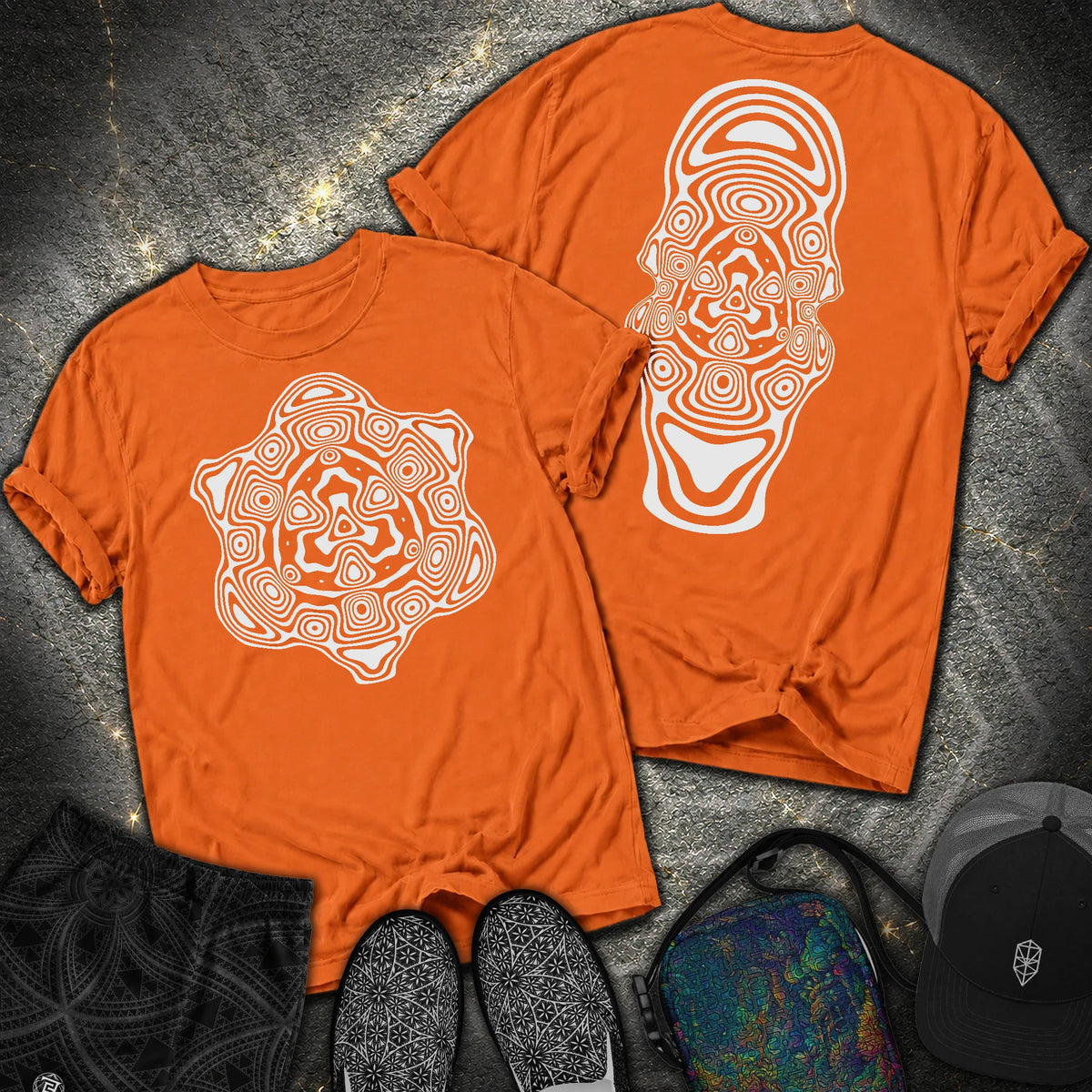 Mind Blown 2 Sided Comfort T-Shirt - Mind Blown 2 Sided Comfort T-Shirt - Burnt orange