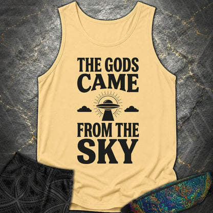 The Gods Come Ciemne - The Gods Come Ciemne Comfort Tank Top - Butter