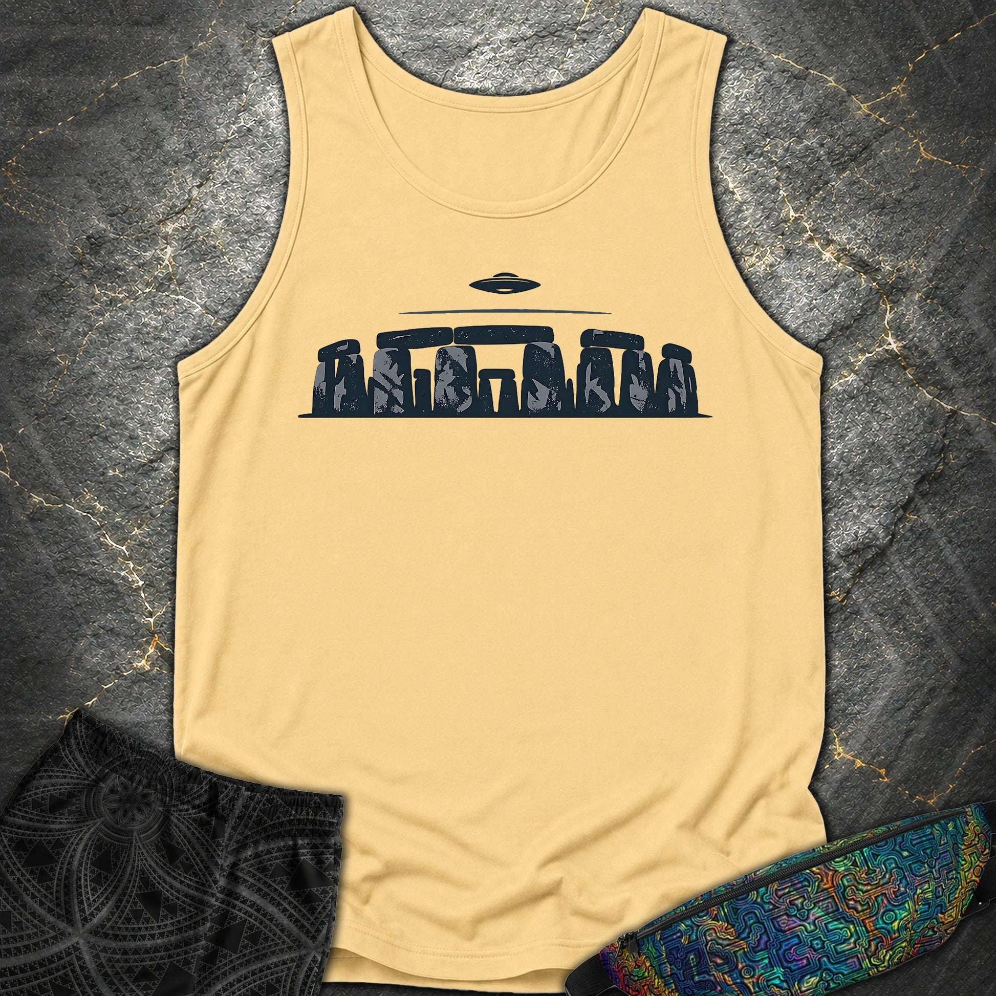 Kamienny Krąg I UFO - Kamienny Krąg I UFO Comfort Tank Top - Butter