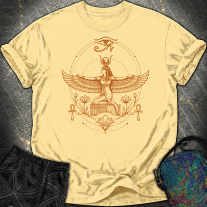 Winged Goddess of the Nile - Winged Goddess of the Nile Comfort T-Shirt - Butter