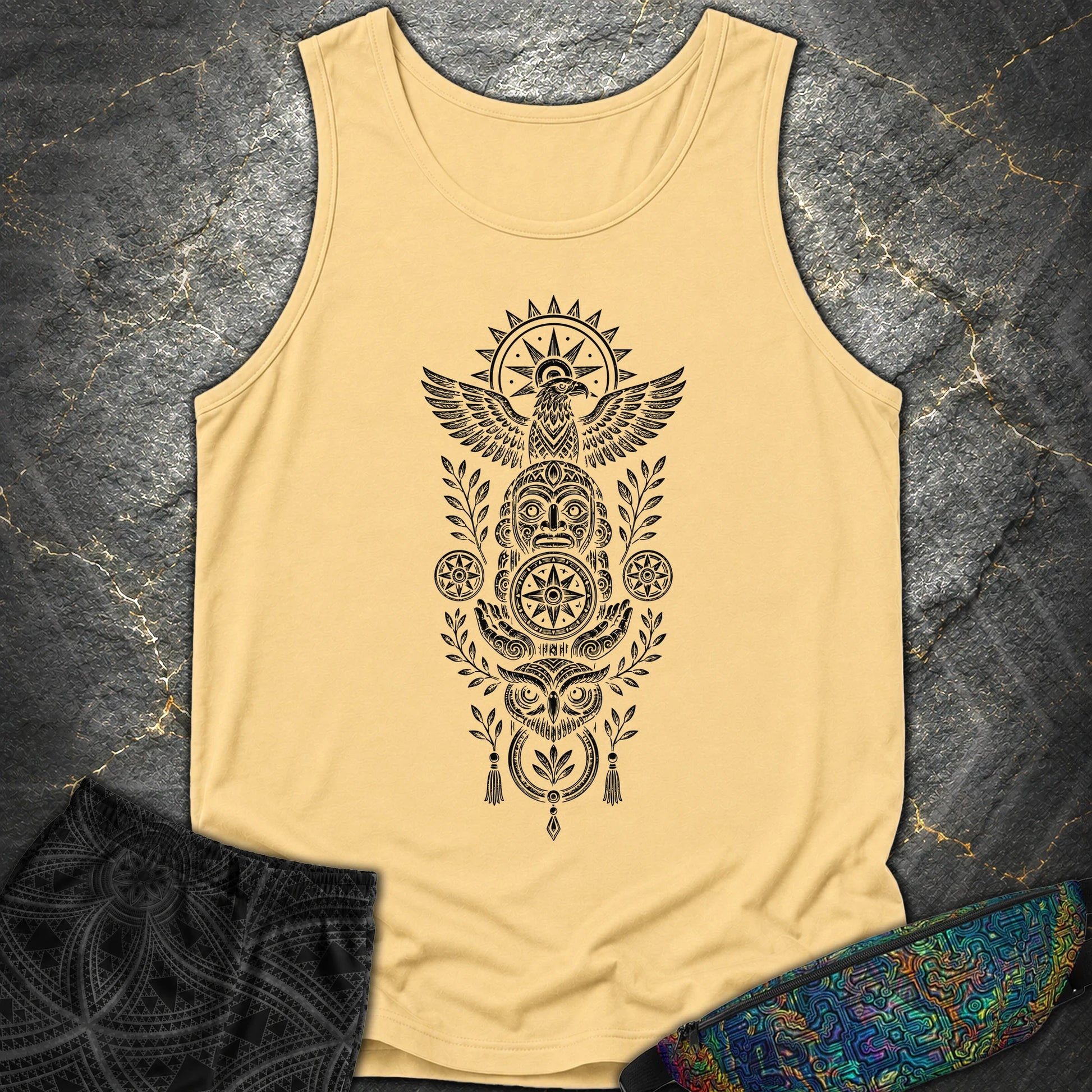 Totem Black - Totem Black Comfort Tank Top - Butter