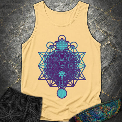 All The Sacred Geometry - All The Sacred Geometry Tank - Butter