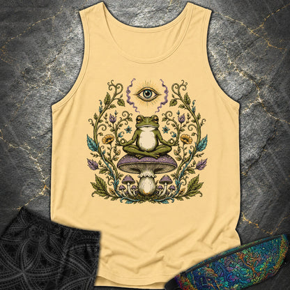 enlightened Frog - enlightened Frog Comfort Tank Top - Butter