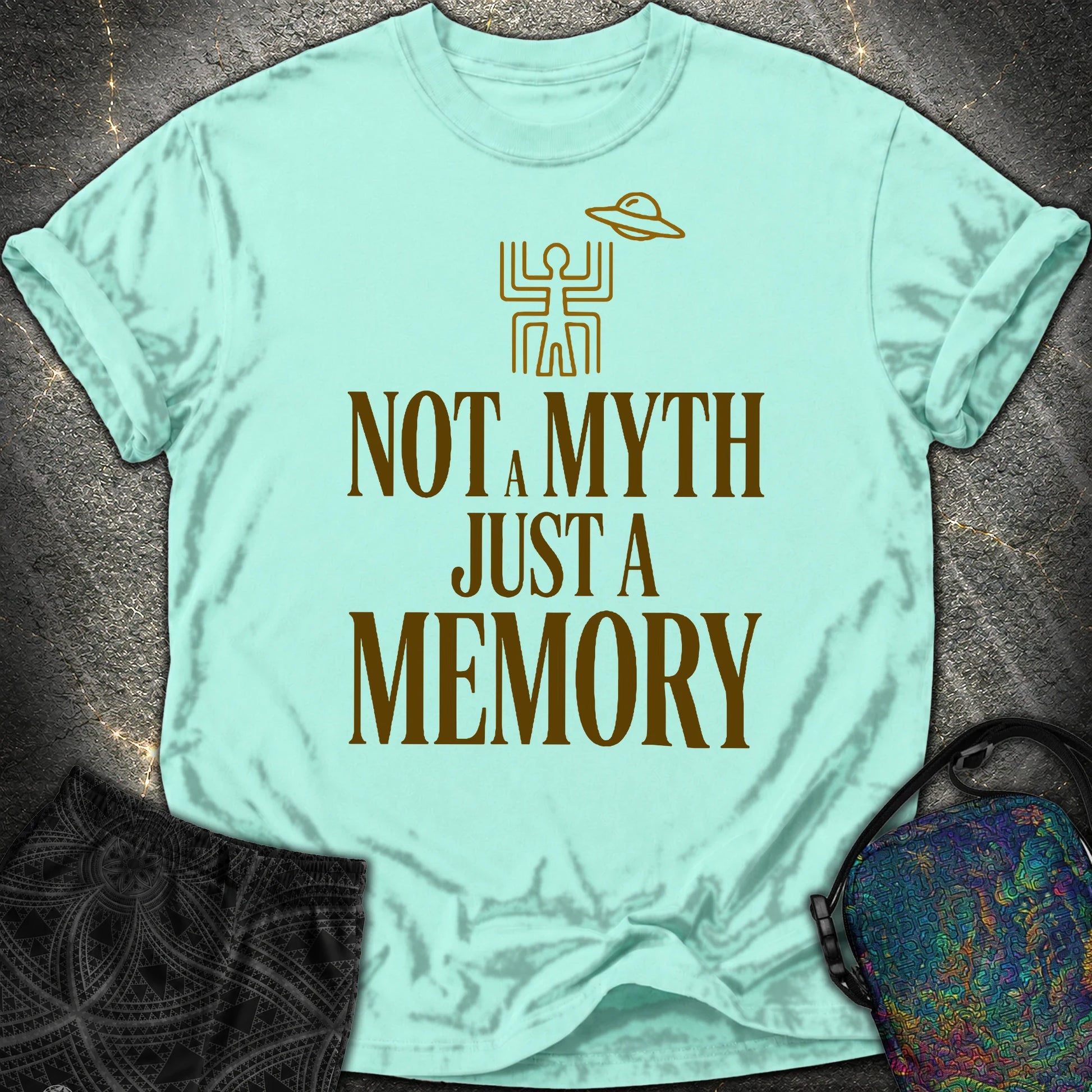Not A Myth Ciemne - Not A Myth Ciemne Comfort T-Shirt - Chalky Mint