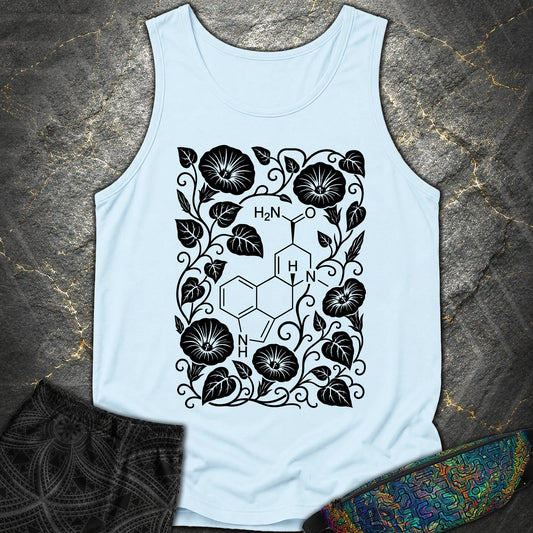 Morning Glory Molecule - Morning Glory Molecule Comfort Tank Top - Chambray