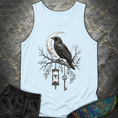 Crow Hourglass Key - Crow Hourglass Key Comfort Tank Top - Chambray