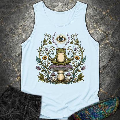 enlightened Frog - enlightened Frog Comfort Tank Top - Chambray
