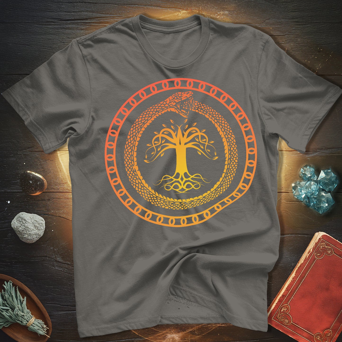 Ouroboros Tree Of Life Unisex T-Shirt