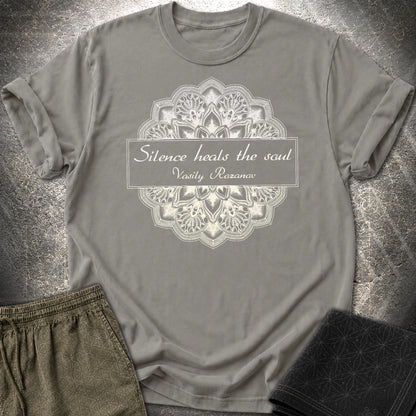 Vasily Rozanov Silence T-Shirt - Vasily Rozanov Silence T-Shirt - Charcoal