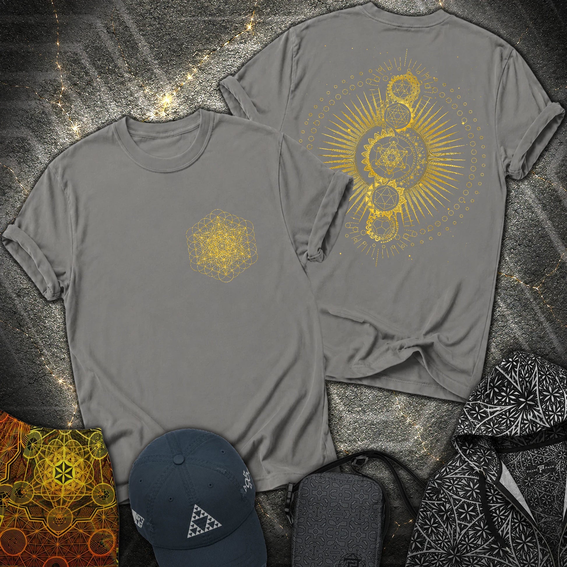 Metatron Journey 2 Sided T-Shirt - Metatron Journey 2 Sided T-Shirt - Charcoal