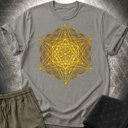Metatron's Super Cube T-Shirt - Metatron's Super Cube T-Shirt - Charcoal