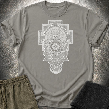 Sacred Geometry Encyclopedia T-Shirt - Sacred Geometry Encyclopedia T-Shirt - Charcoal