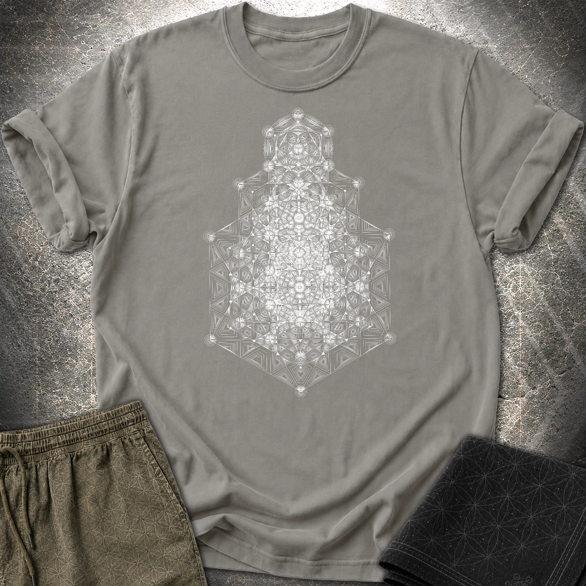 Tower Mosaic T-Shirt - Tower Mosaic T-Shirt - Charcoal