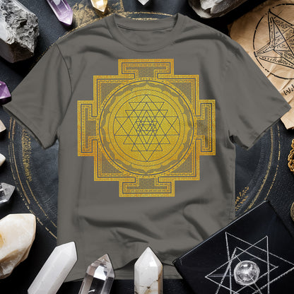 Sri Yantra Intricate Patterns T-Shirt
