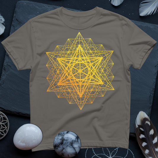 Metatron's Cube Grid T-Shirt
