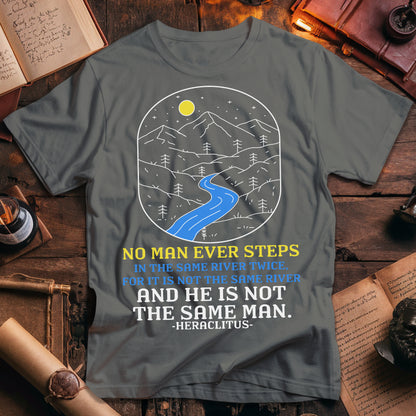 Heraclitus River Quote T-Shirt