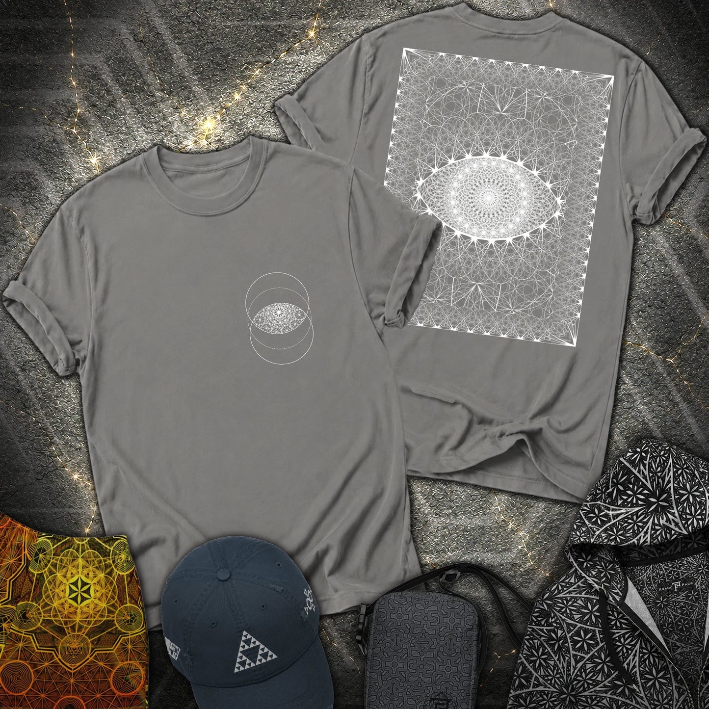 Eye Of The Creator 2 Sided T-Shirt - Eye Of The Creator 2 Sided T-Shirt - Charcoal