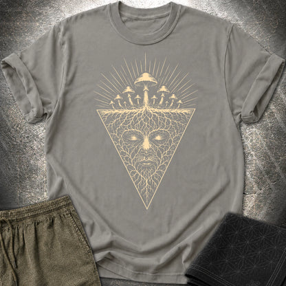 Mycelium Consciousness - Mycelium Consciousness T-Shirt - Charcoal
