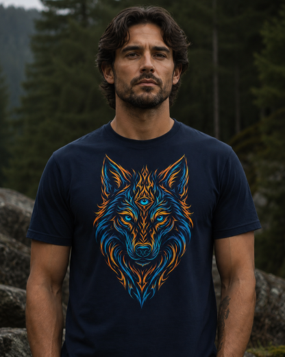 Mystic Tribal Wolf T-Shirt