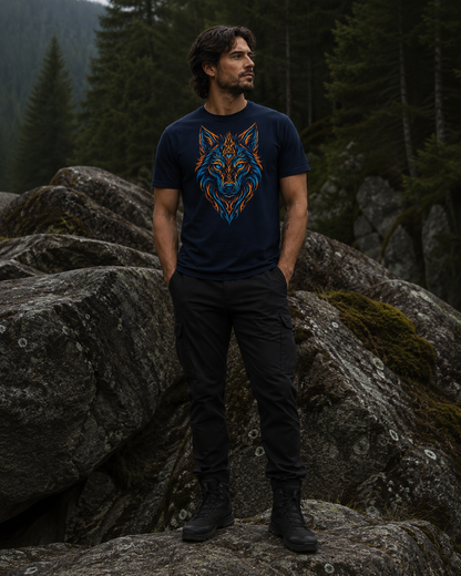 Mystic Tribal Wolf T-Shirt