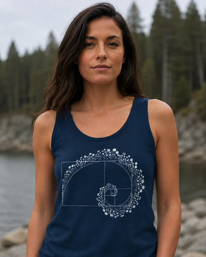 Golden Ratio Flower Spiral Comfort Tank