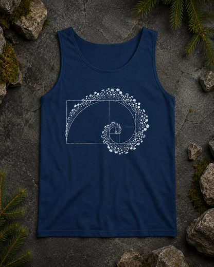 Golden Ratio Flower Spiral Comfort Tank