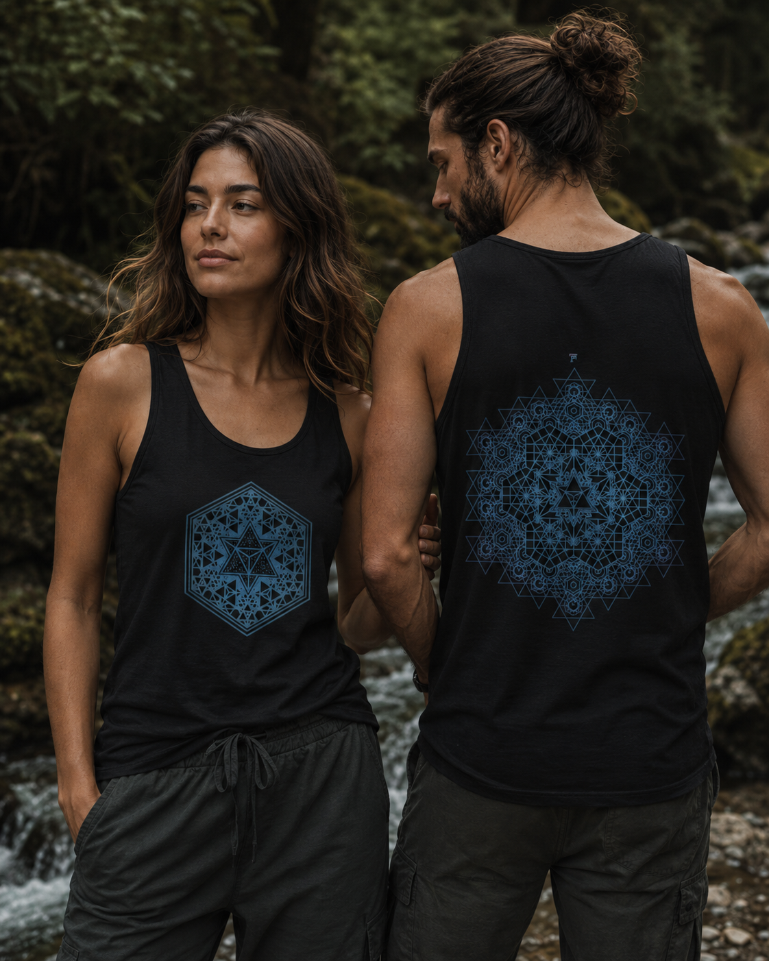 Merkaba Sacred Geometry Comfort Tank