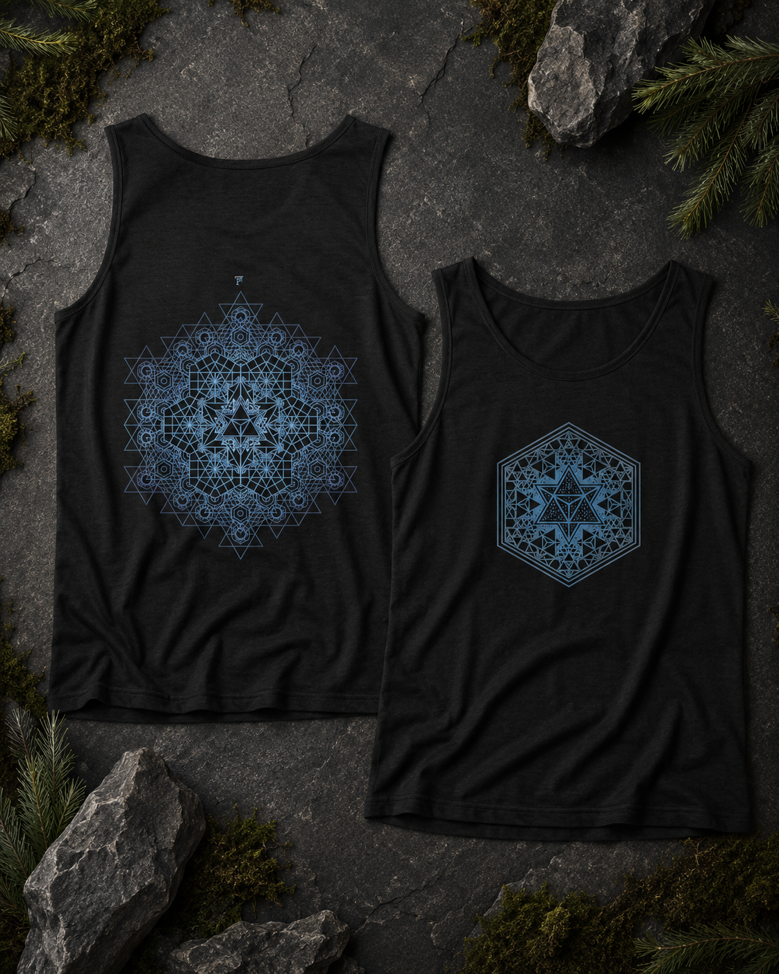 Merkaba Sacred Geometry Comfort Tank