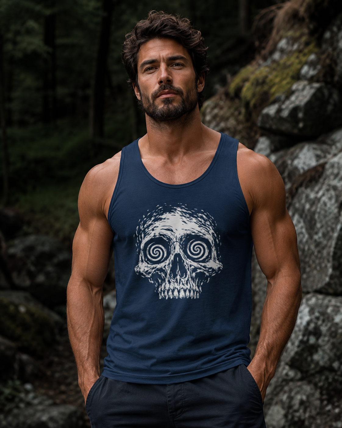 Hypnotic Skull Comfort Tank