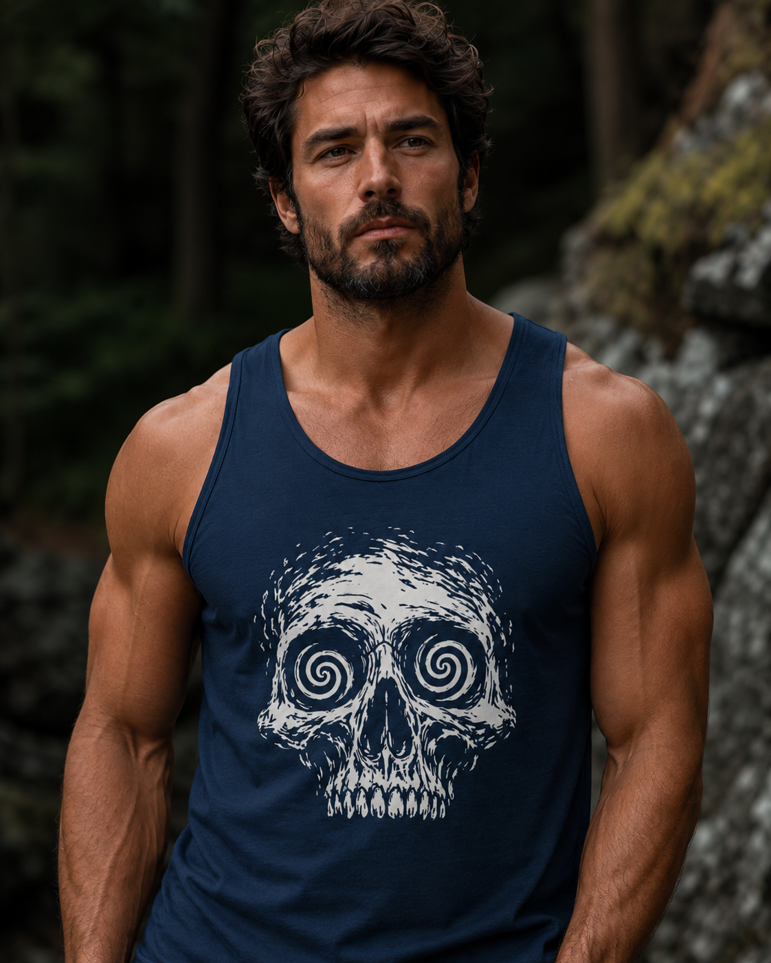 Hypnotic Skull Comfort Tank