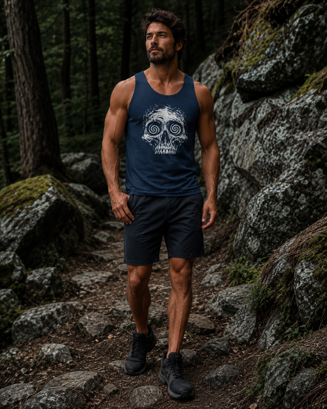 Hypnotic Skull Comfort Tank
