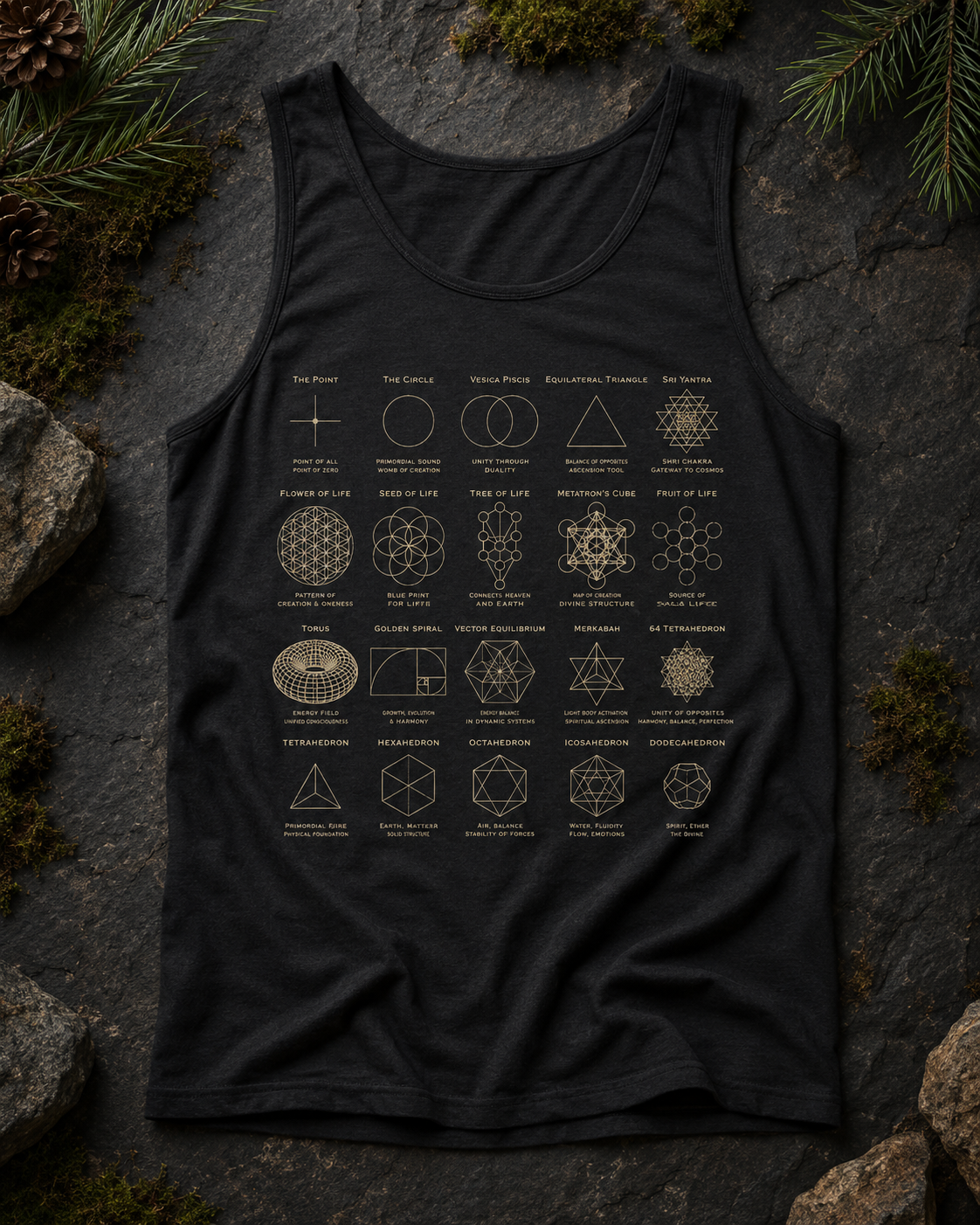 Sacred Geometry Comfort Tank