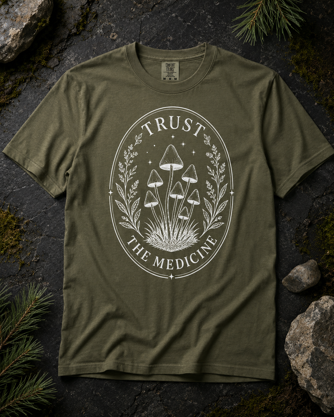 Trust The Medicine Mushroom Comfort T-Shirt