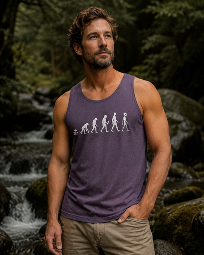 Mushroom Evolution Transformation Comfort Tank