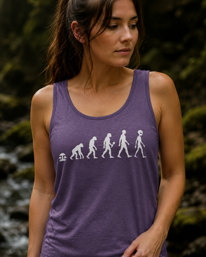 Mushroom Evolution Transformation Comfort Tank