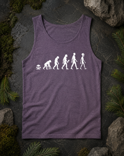 Mushroom Evolution Transformation Comfort Tank