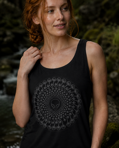Alien Mushroom Spiral Comfort Tank