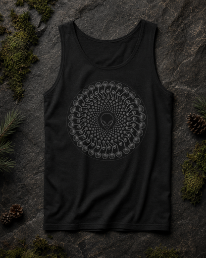 Alien Mushroom Spiral Comfort Tank