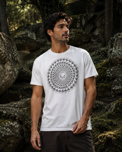 Alien Mushroom Spiral Comfort T-Shirt