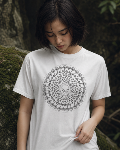 Alien Mushroom Spiral Comfort T-Shirt