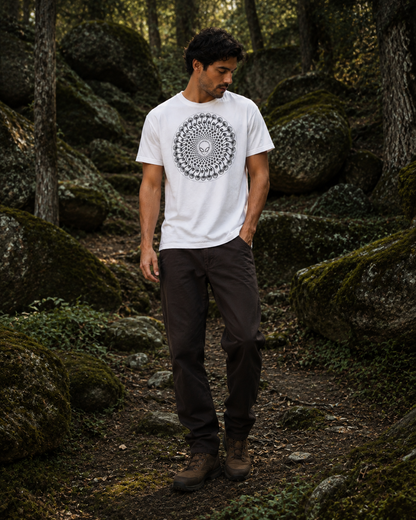 Alien Mushroom Spiral Comfort T-Shirt
