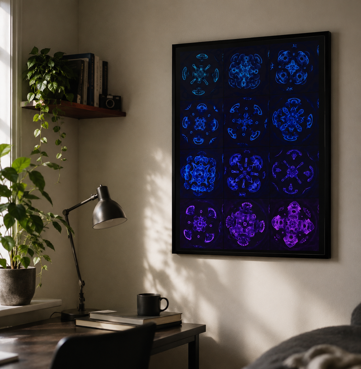 Gradient Cymatic Poster
