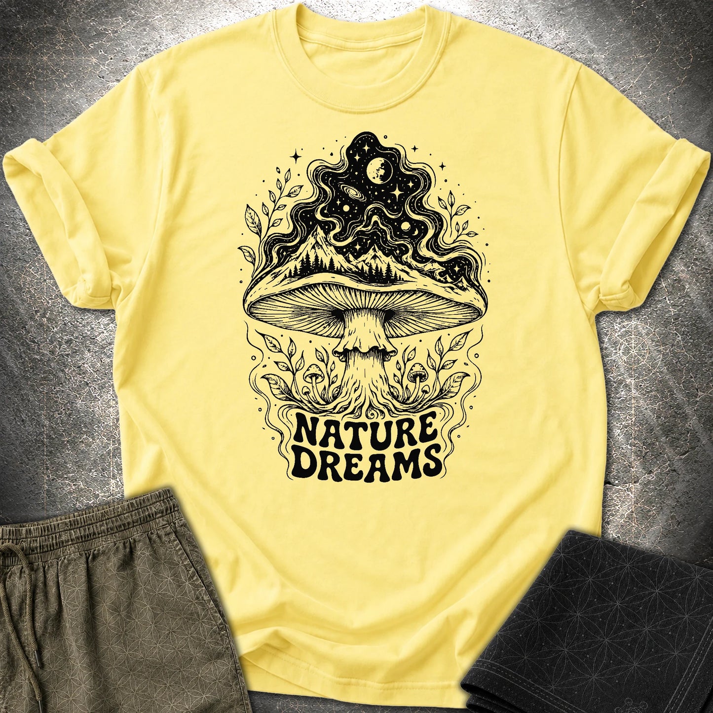 Nature Dreams - Nature Dreams T-Shirt - Cornsilk