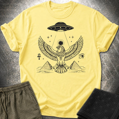 Shadow Falcon Under Alien Light - Shadow Falcon Under Alien Light T-Shirt - Cornsilk