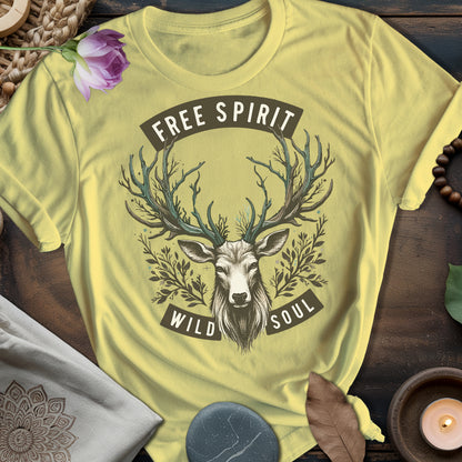 Free Spirit Wild Soul Deer T-Shirt